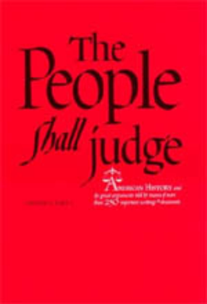 The People Shall Judge, Volume I, Part 1