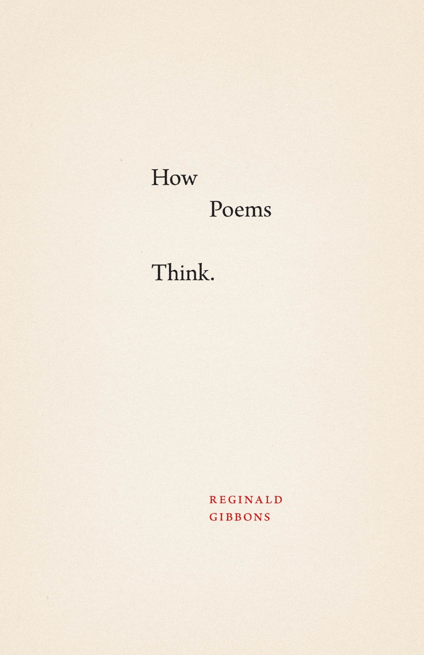 How Poems Think