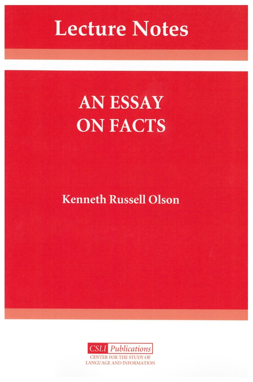 An Essay on Facts