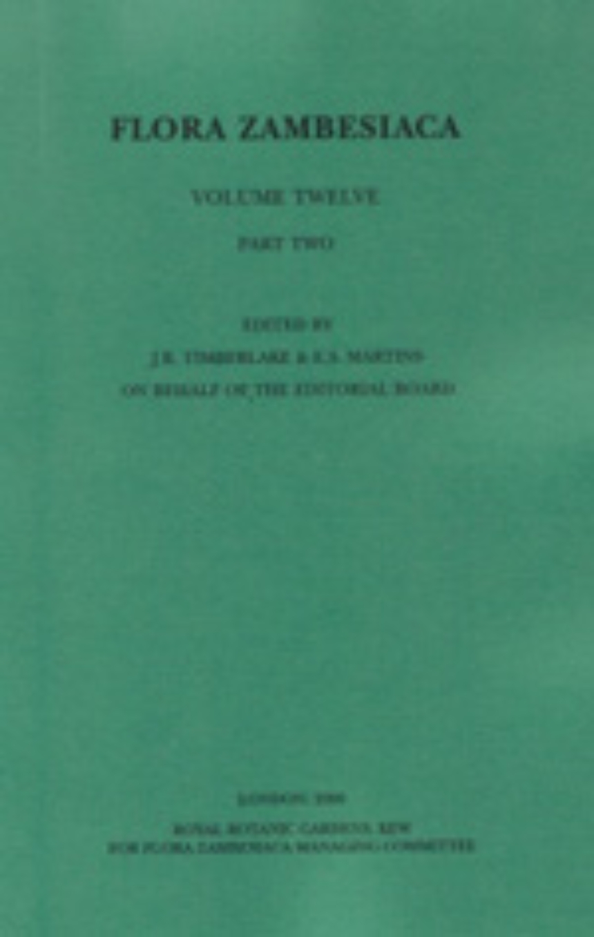 Flora Zambesiaca Volume 12 Part 2
