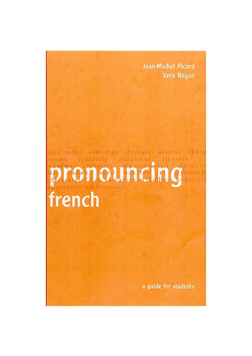 Pronouncing French