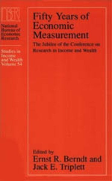 Fifty Years of Economic Measurement: The Jubilee of the Conference on Research in Income and Wealth